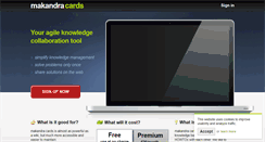 Desktop Screenshot of makandracards.com